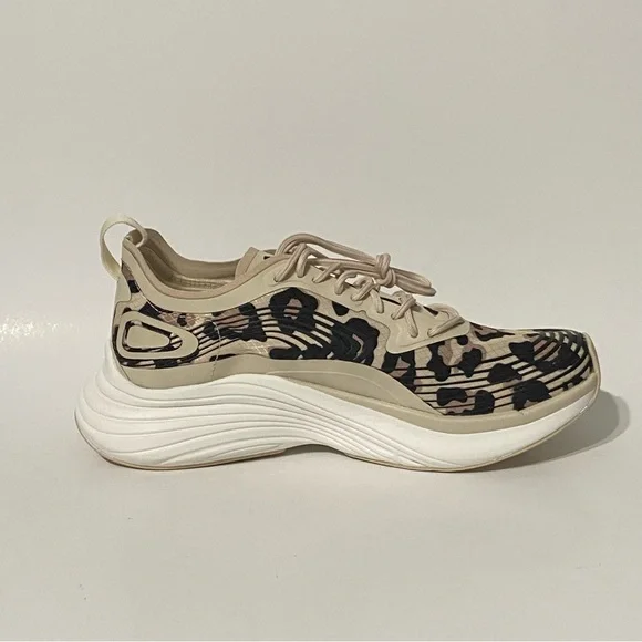 NEW APL StreamlineWomen's Parchment Black Leopard Running Shoes Size 5.5 $320
